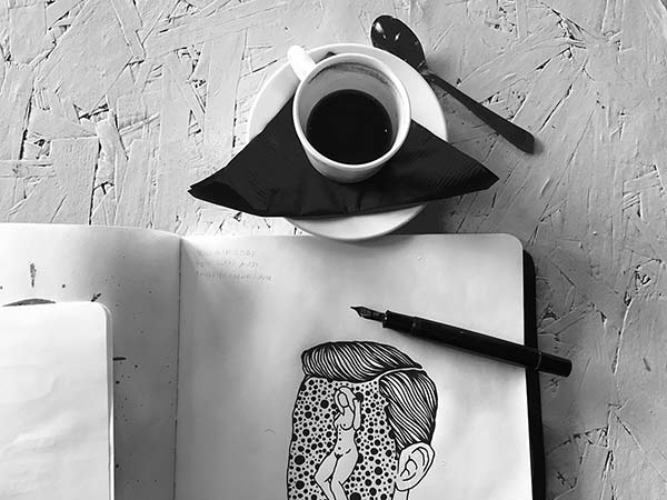 Coffee and Ink - Ivo Matić Coffee with Illustration by Ivo Matić