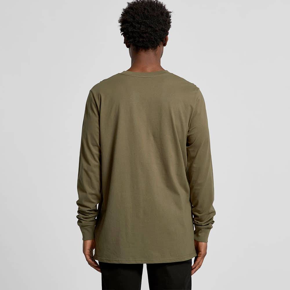 AS Colour 5029 Mens Base Cotton Long Sleeve Tee Back