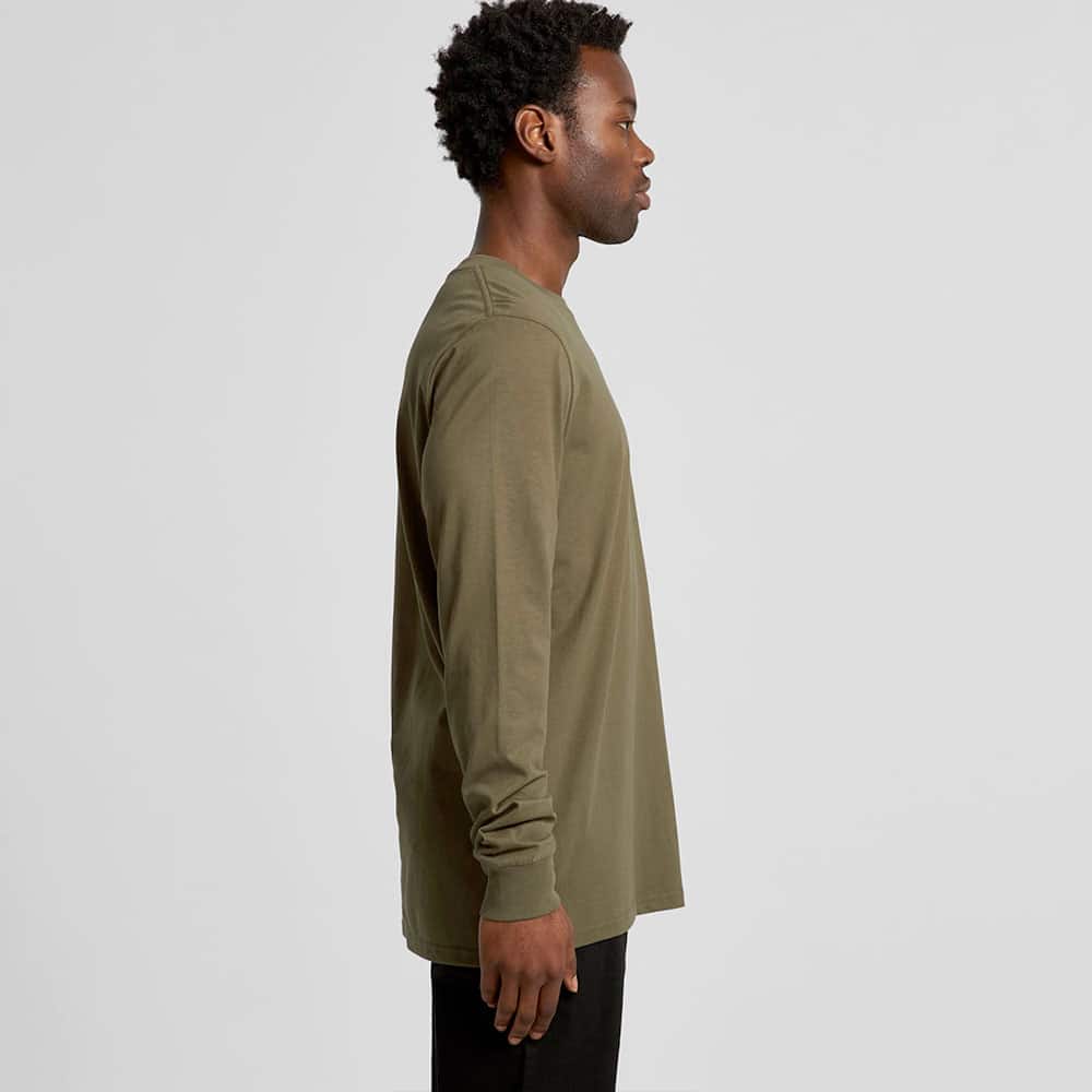 AS Colour 5029 Mens Base Cotton Long Sleeve Tee Side