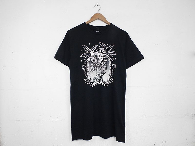 black t shirt printing