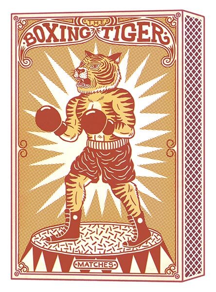 Boxing Tiger Matches by Bene Rohlmann