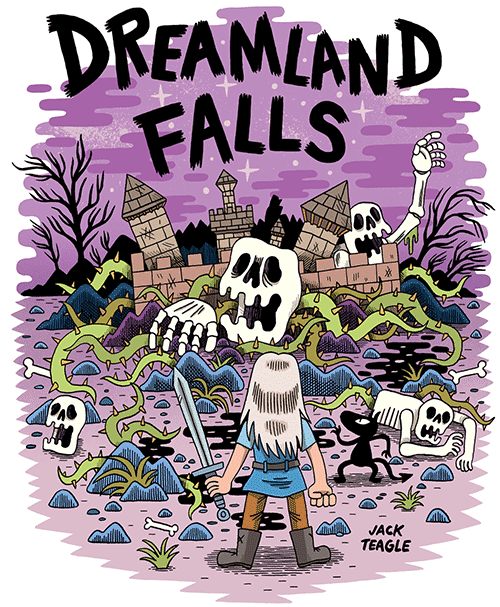 Dreamland Falls Illustration by Jack Teagle