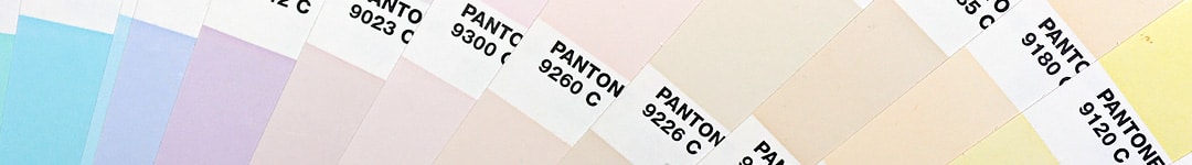 Crop of Fanned Pastel Pantone Book Pages