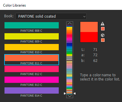 Photoshop poorly converting colour values to Pantones.