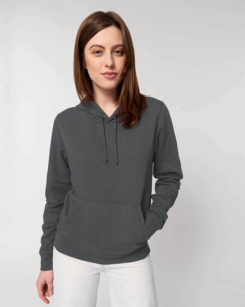 Stanley Stella STSU812 Drummer Essential Unisex Hoodie in Anthracite