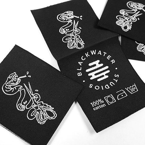 Snake Woven Label by Jeremie Rose