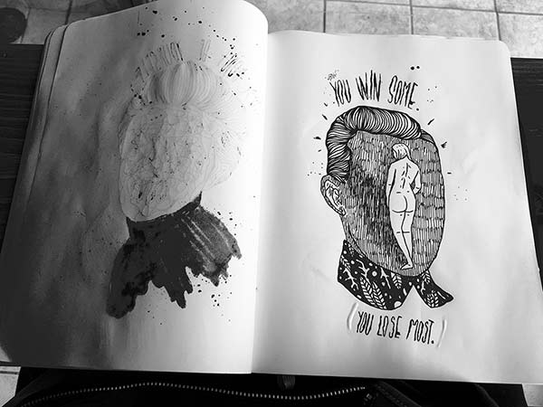 You Lose Most Sketchbook Spread by Ivo Matić